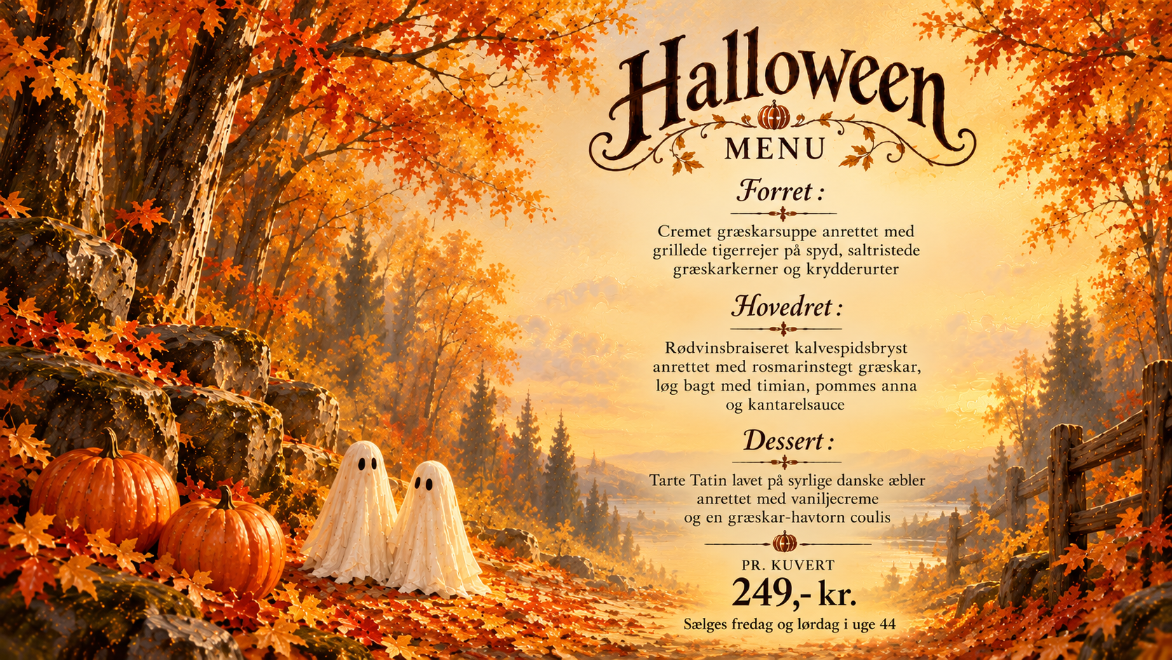 Halloweenmenu